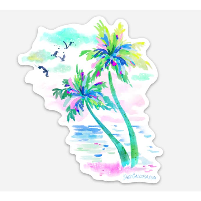 Caloosa WaterWear - Wholesale Sticker - Caloosa Vinyl Sticker 10 Packs10