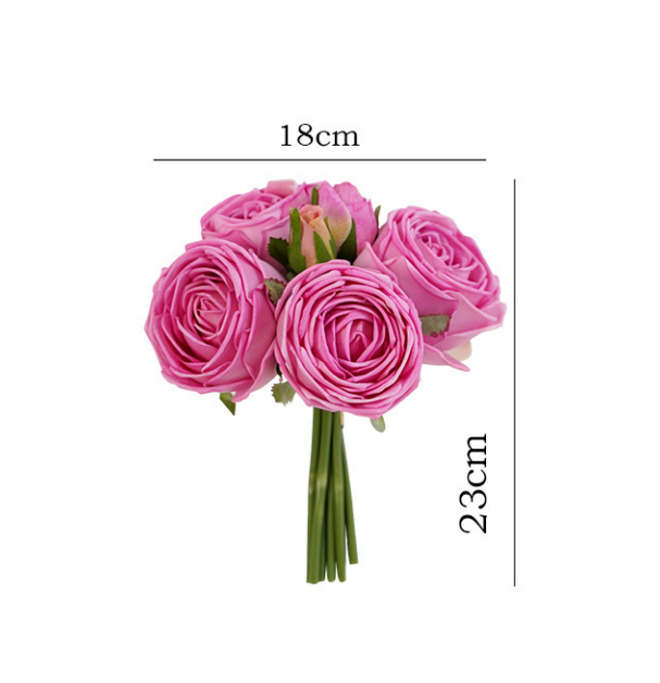 ACNITE(We cover U.S. import duties) - Wholesale Artificial Flowers - Real touch peony flower bunch for home wedding decor6