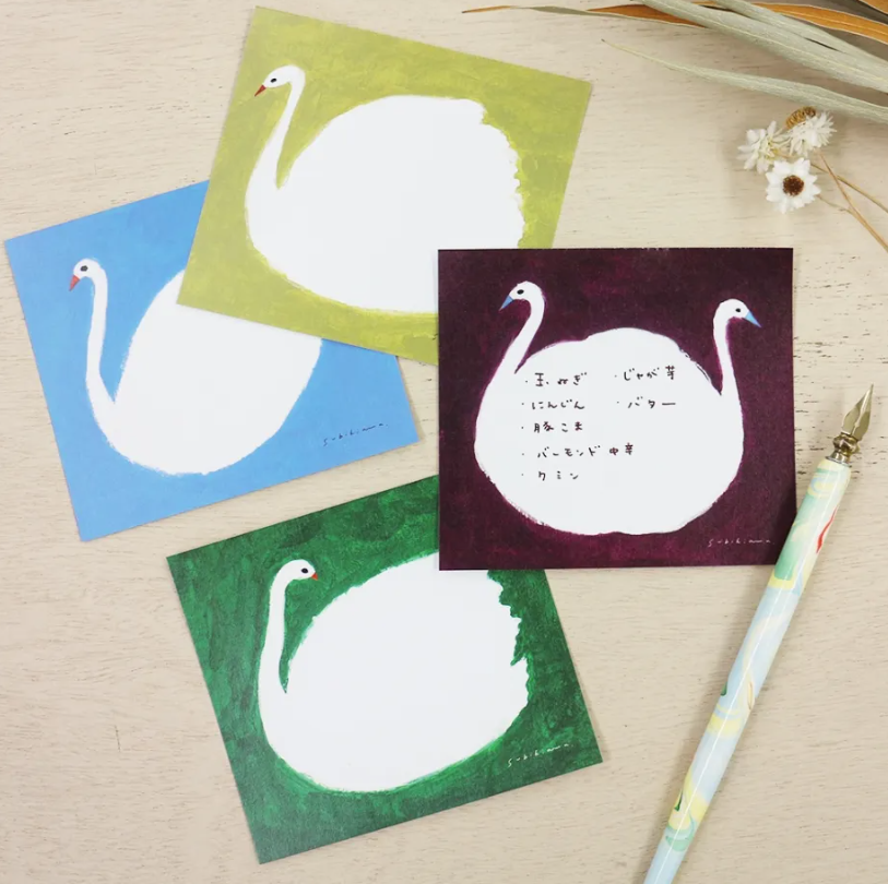 「FUNJI」In Japan - Vendita all'ingrosso Bloc notes - Subikiawa Blocco Note Giapponese - Cigno o Pinguino | 120 Fogli7