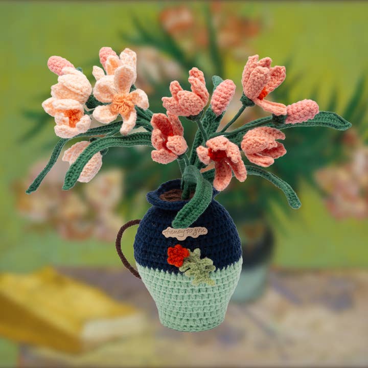 Handmade Crochet Flower- Master's Oleanders for wholesale by The Way to You