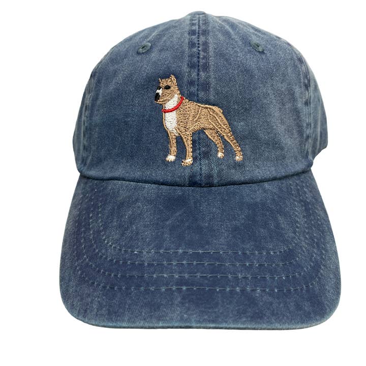 Pit Bull, Light Colored, Dog Breed Baseball Cap for wholesale by Tug Tees