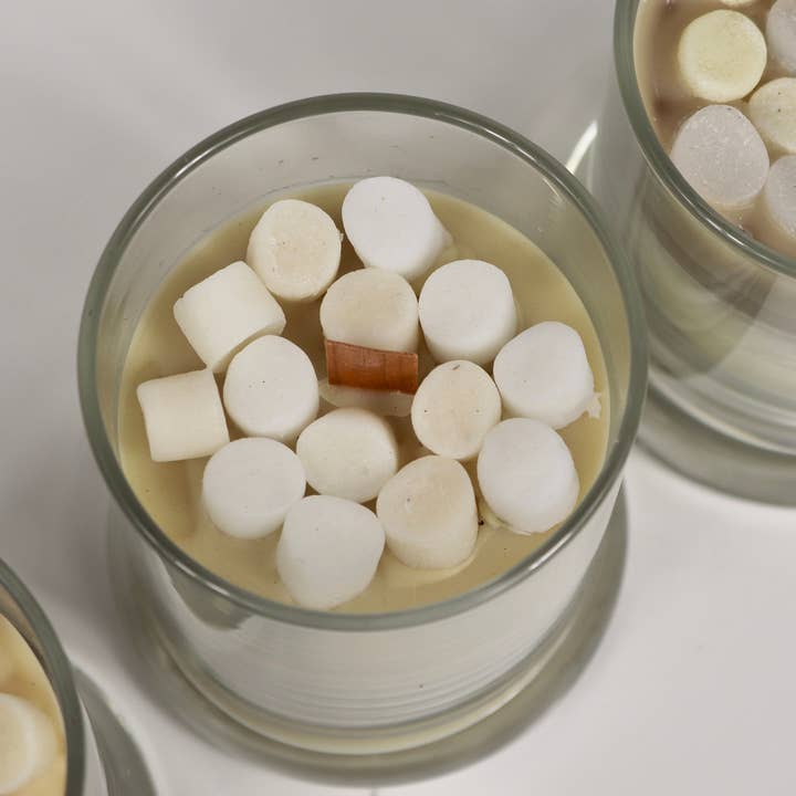 Hot Cocoa Candle Jars for wholesale by Pup Country Candles