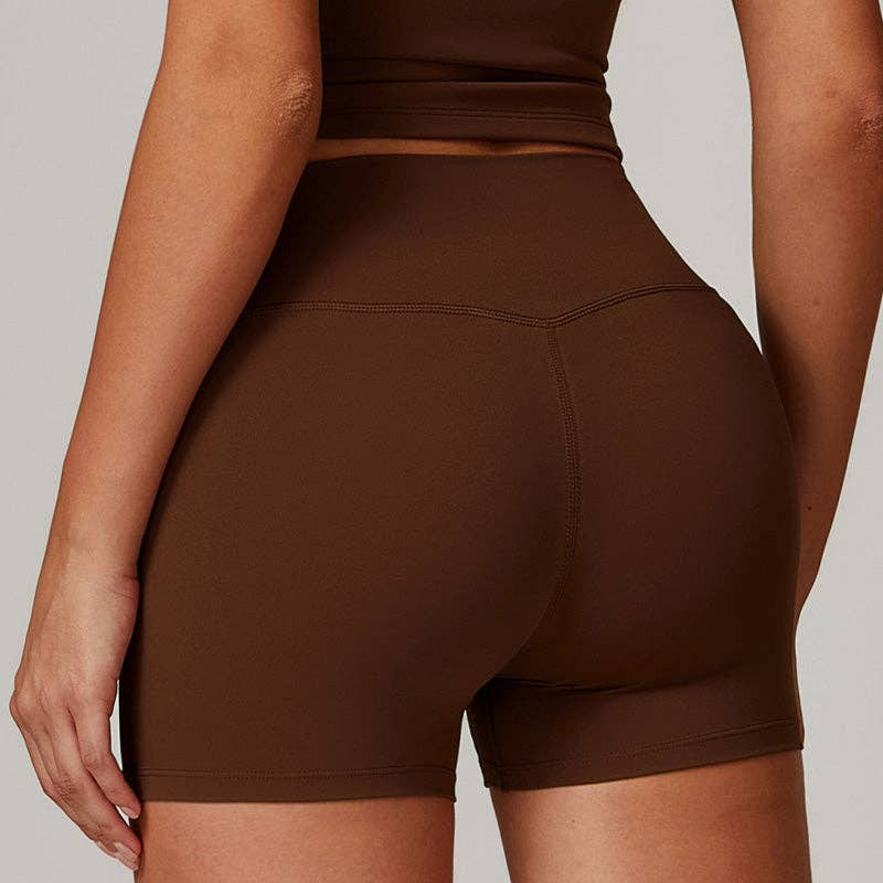 WONDERXFANS – Engroshandel Træningsshorts – til kvinder – Hurtigtørrende højtaljede cykel- og løbeshorts med slank pasform16