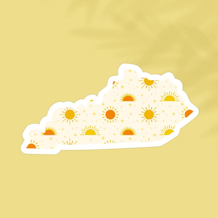 Kentucky Sun State Sticker for wholesale by The State Stickers