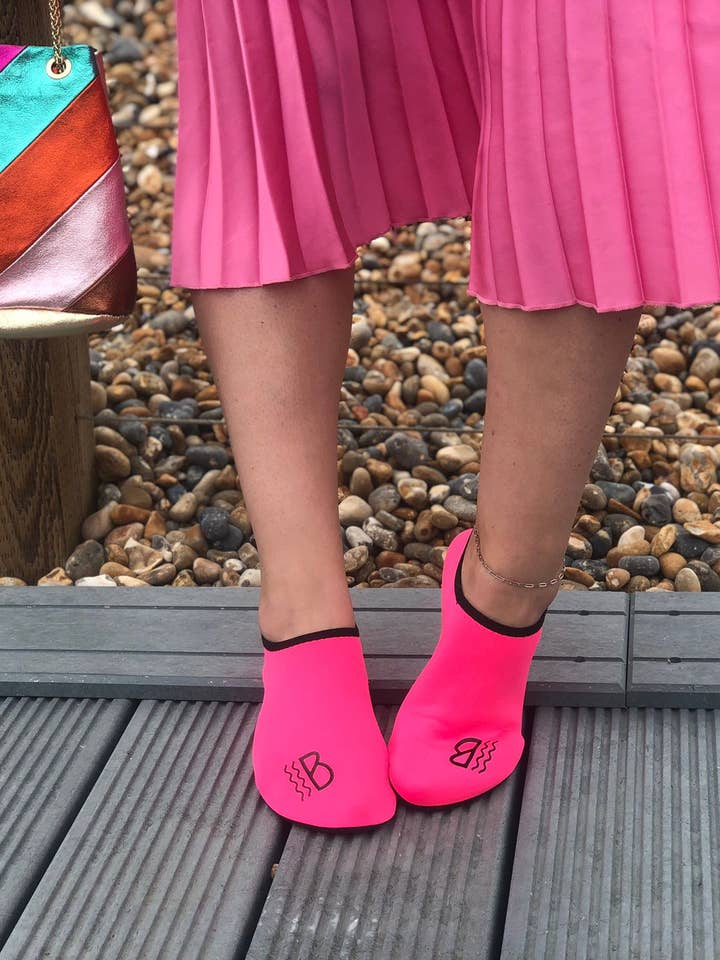 Brighton Water Shoes – wholesale Water shoes – Women's – Palace Pier Pink Water Shoes4