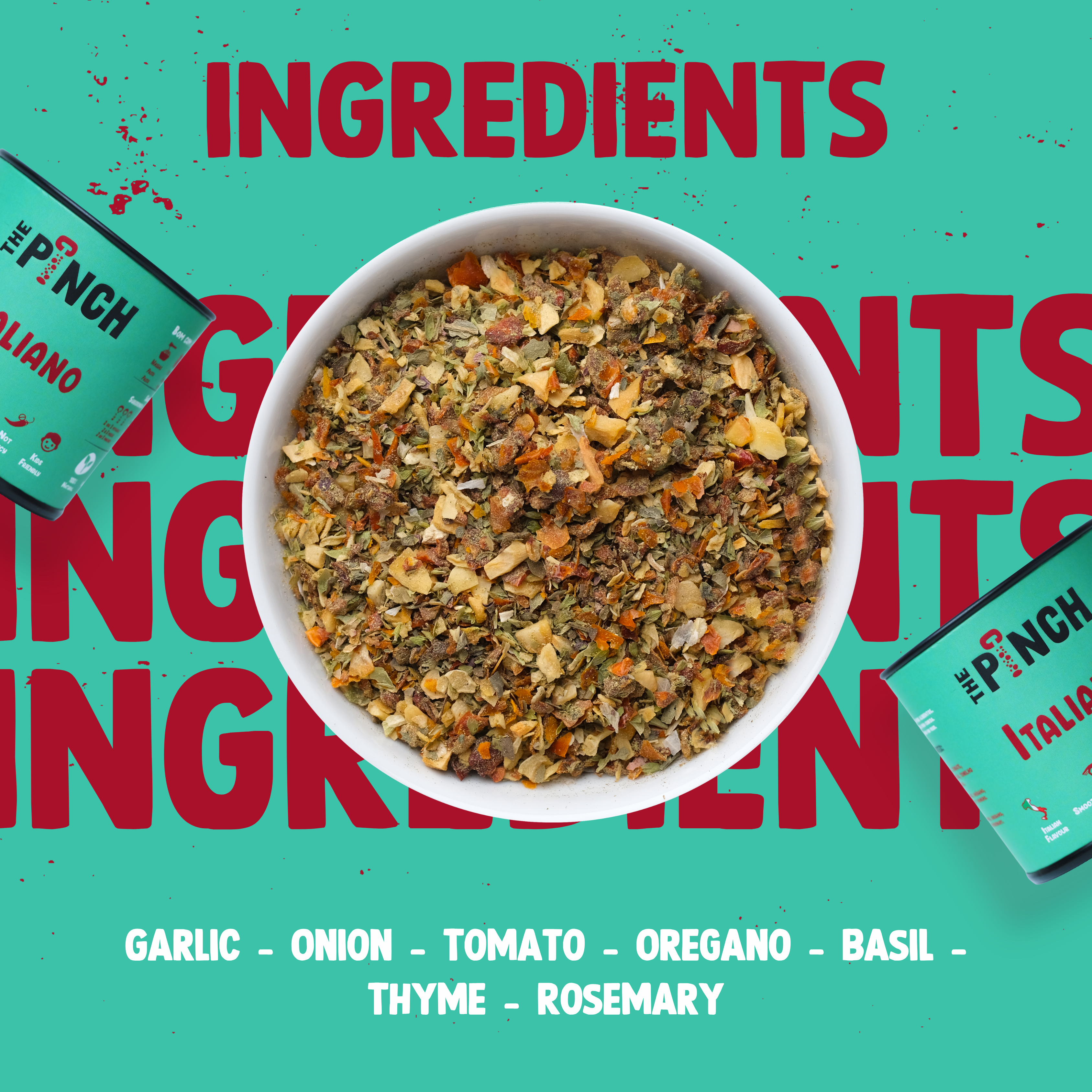 The Pinch - World Spice Blends - Wholesale Dried Spice Mix - Italian - 45g2