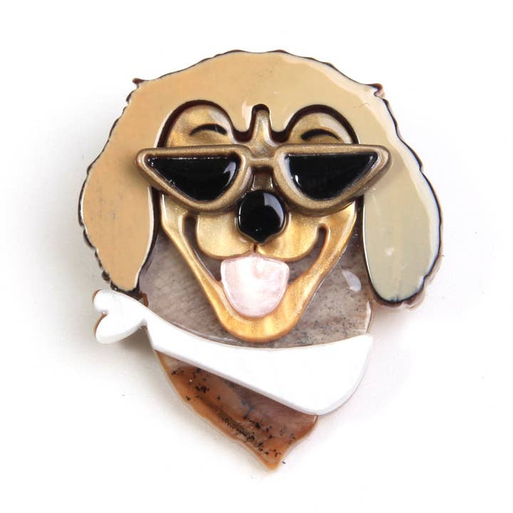 ๐ Cool Style Puppy Brooch ๐พ for wholesale by Miss Minna
