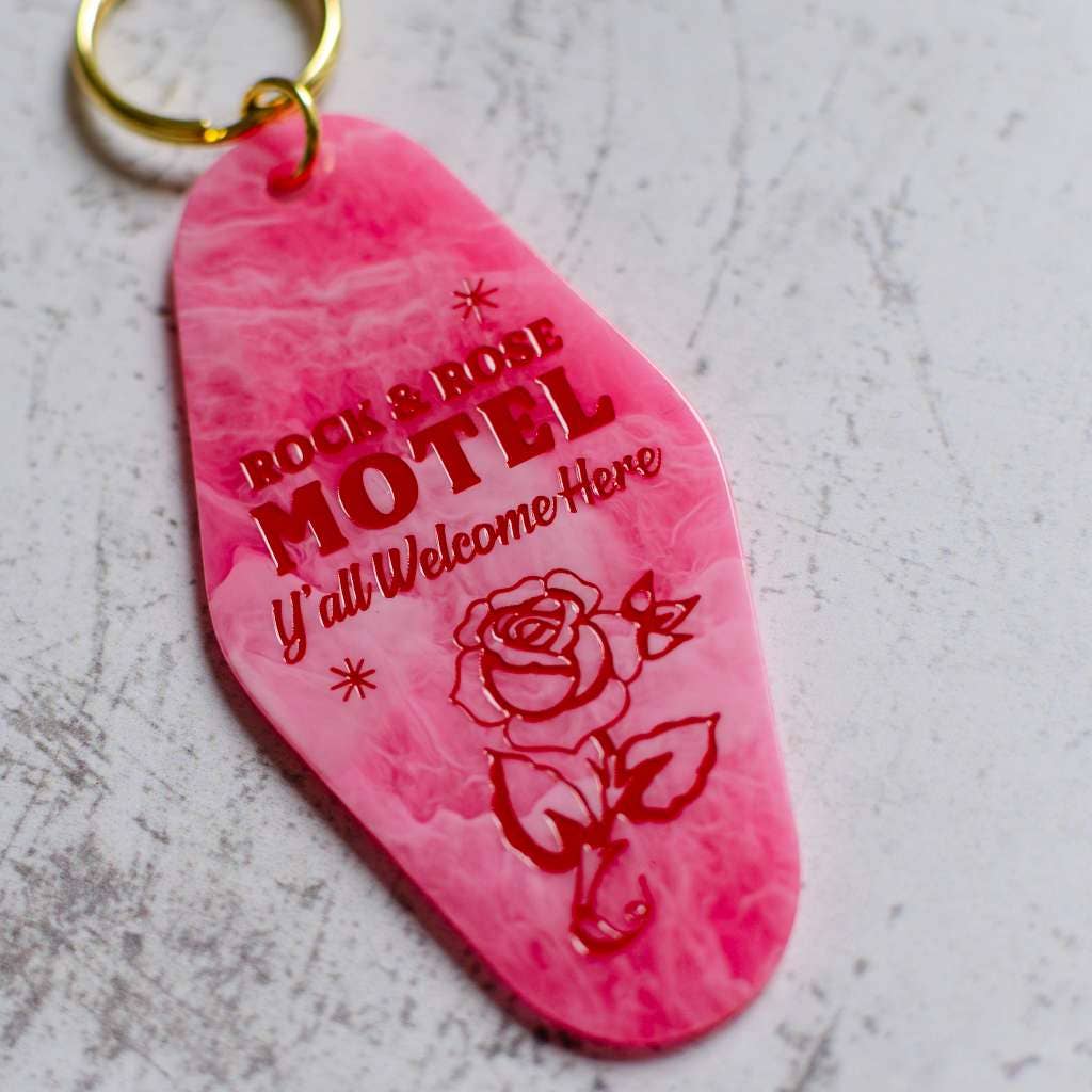 Rock And Rose Motel - Wholesale Keychain - Women's - Rock And Rose Motel Rose Keychain3