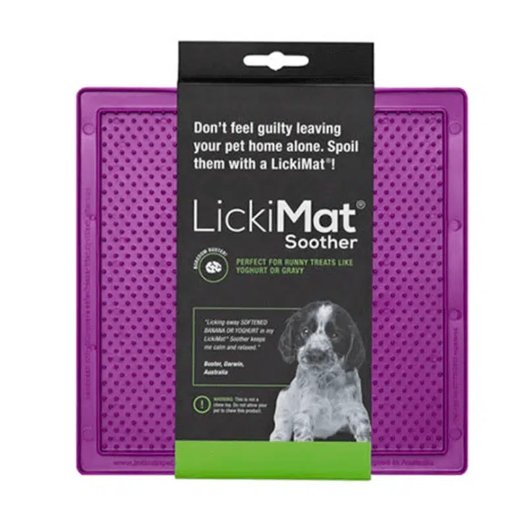 Elite Pet Distributors - Wholesale Pet Food Mat - Dog - LickiMat Classic Soother Slow Feeder for Dogs10