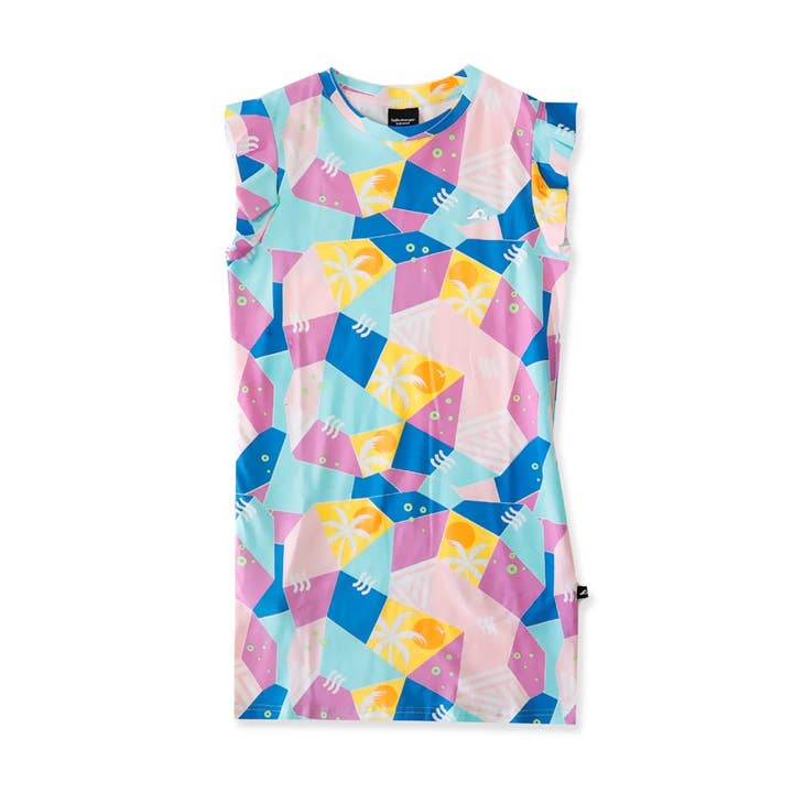 JURK WANDER - Geo voor wholesale door Hello Stranger Kidswear