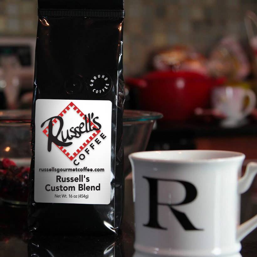 Russell's Gourmet Coffee - Vente Grains de café - Mélange personnalisé de Russell0