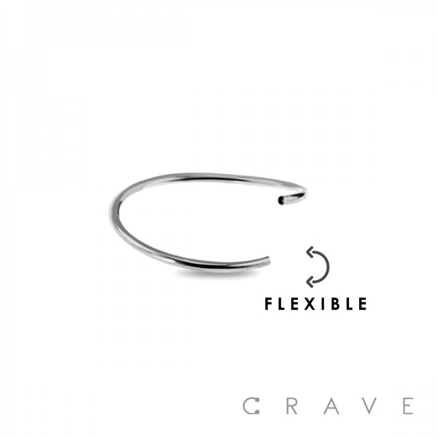 CRAVE - Wholesale Jewelry Set - 925 STERLING SILVER INFINITY NOSE HOOP PACKAGE0