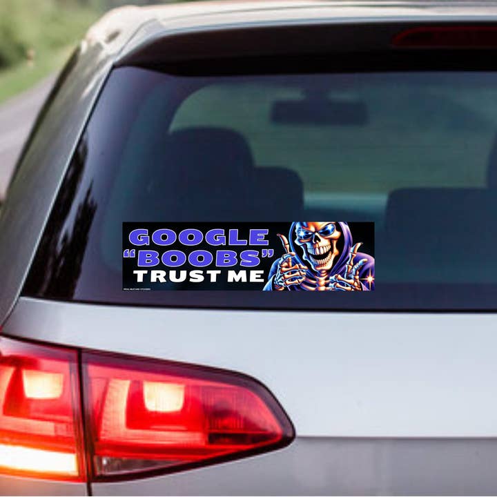Frog Mustard Stickers - Wholesale Sticker - Google "boobs" - Trust Me