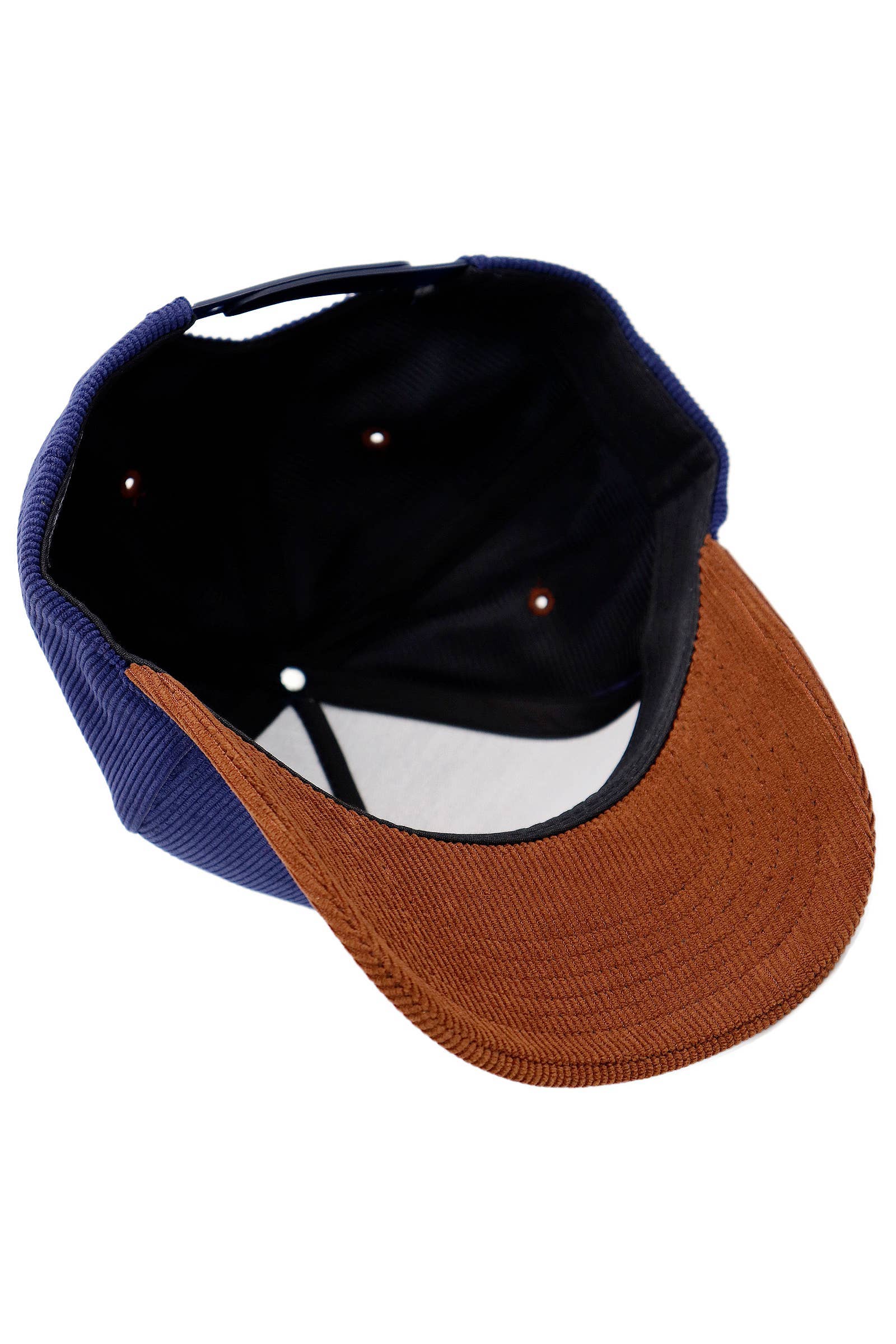 Cap Zone – Boné de beisebol - Unissexo por atacado – Boné de beisebol premium em veludo cotelê bicolor9