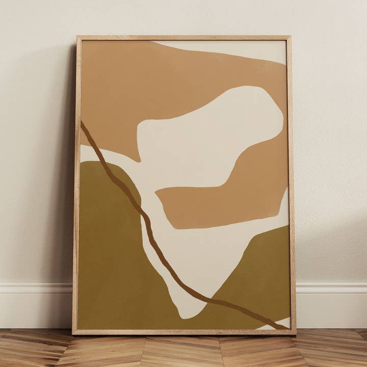 Impressão de Arte com Formas Abstratas: Cores Suaves, Decoração Moderna para Casa por atacado de Sun to Sea