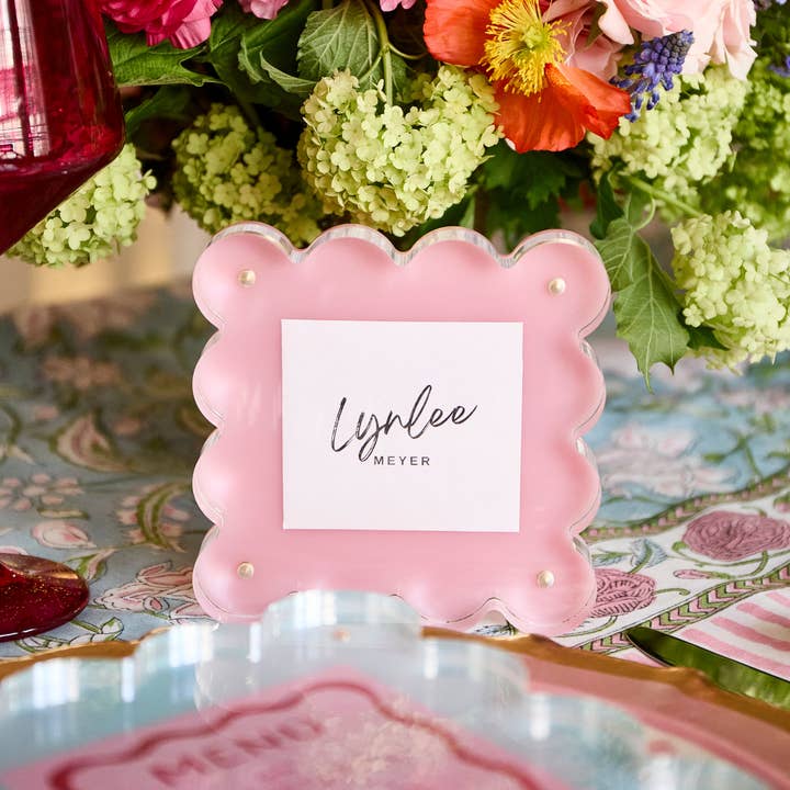 Tart By Taylor - Wholesale Picture Frame - Light Pink Mini Acrylic Picture Frame4