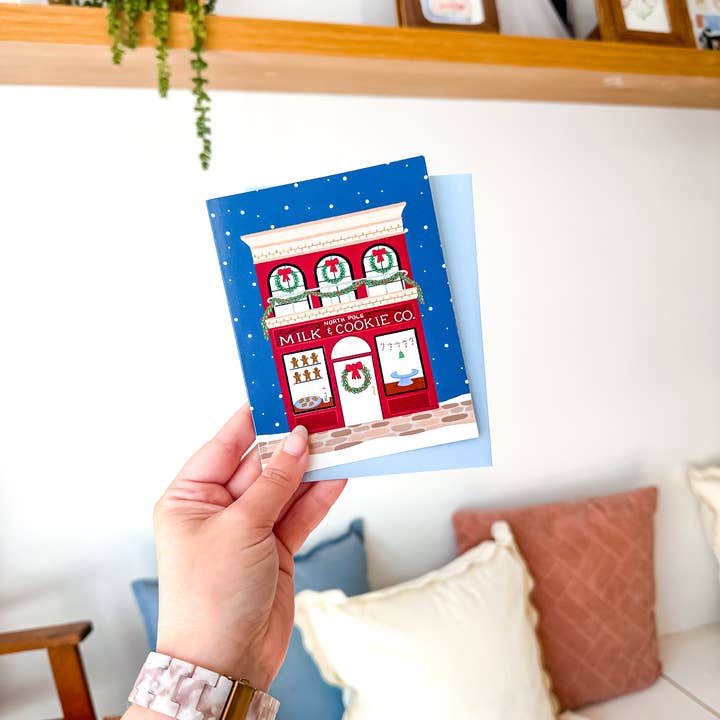 Milk and Cookie Co | Greeting Card for wholesale by Oak Shore Collective LLC