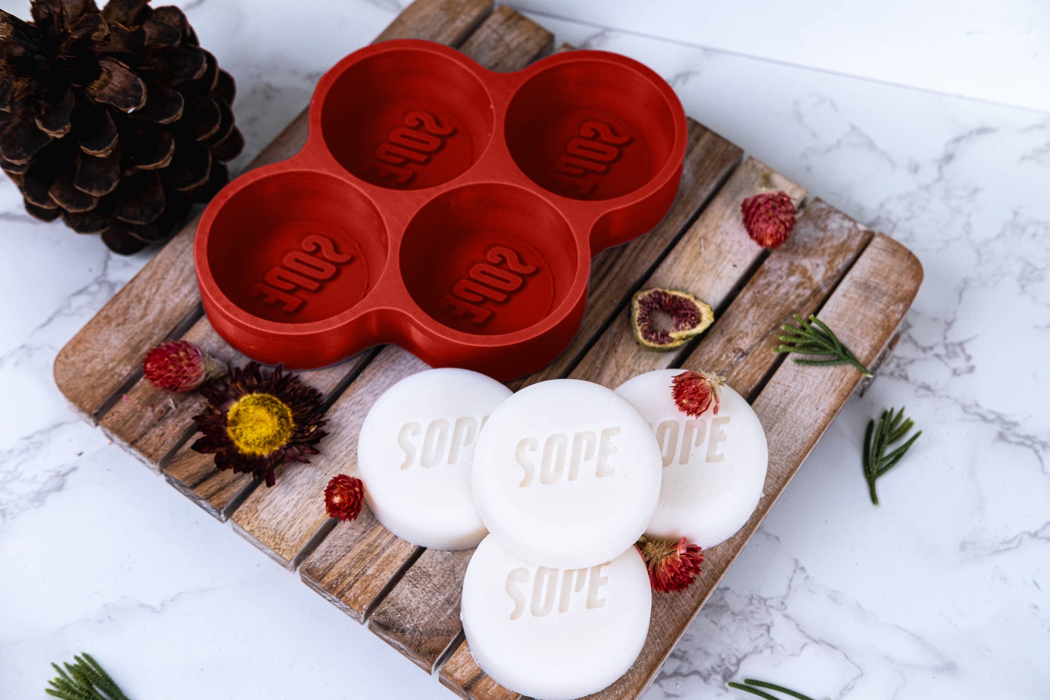 Siligrams - Wholesale Craft Supplies - Custom Design 3" Soap Mold