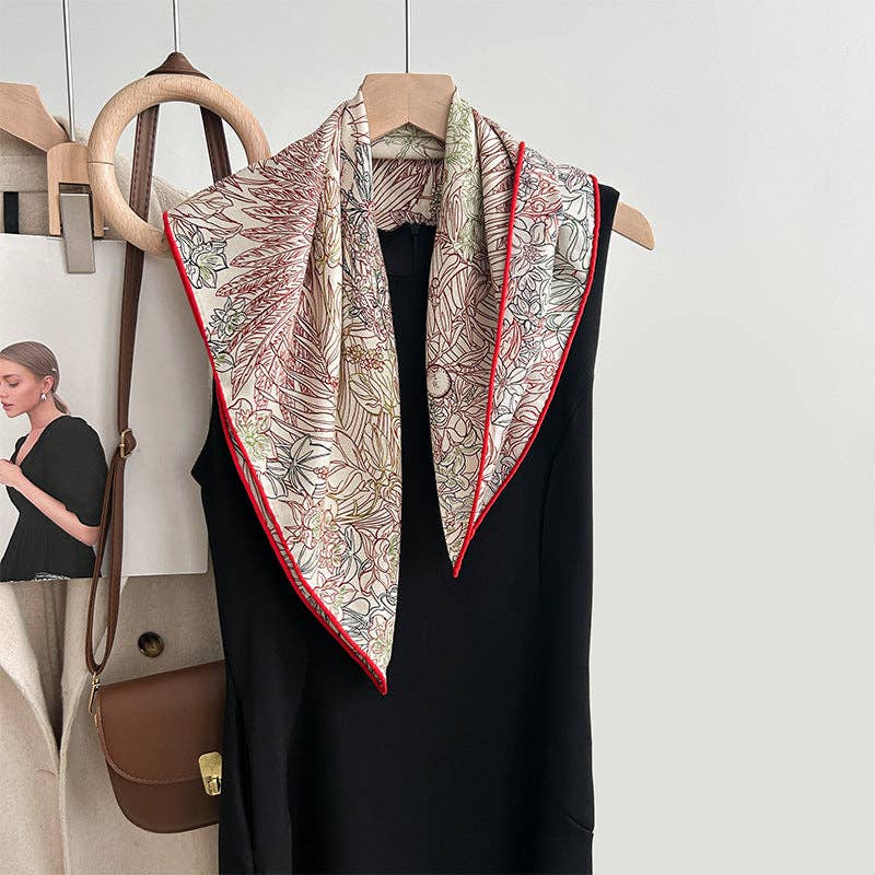 Marayn - Wholesale Scarf - Women's - Luxury Silk  Wool Scarf Chic Style 202513