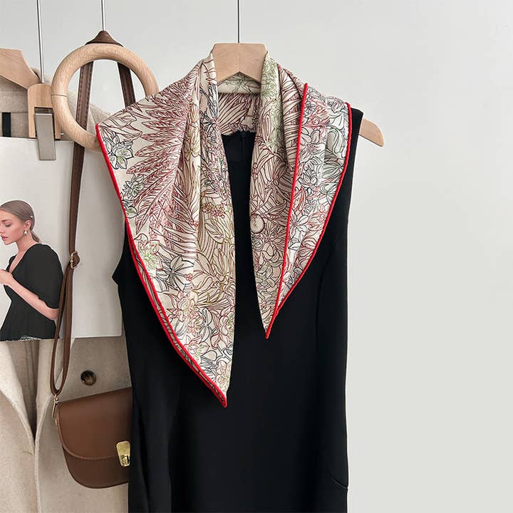 Marayn - Wholesale Scarf - Women's - Luxury Silk Wool Scarf Chic Style 202513