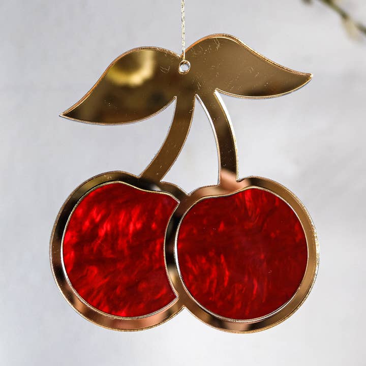 Decorazioni con ciliegie per la vendita all'ingrosso da parte di Suzanne Oddy Design Limited