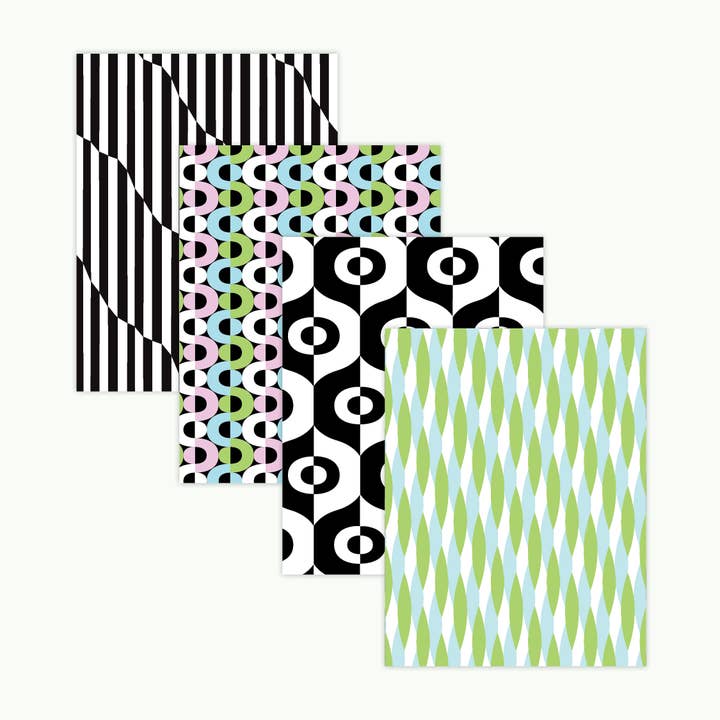 Lollipop, set di biglietti di auguri vuoti con motivo assortito per la vendita all'ingrosso da parte di My Darlin'