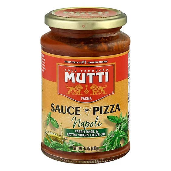 Mutti Pizza Sauce Napoli 14 oz for wholesale by The Italians' Pantry