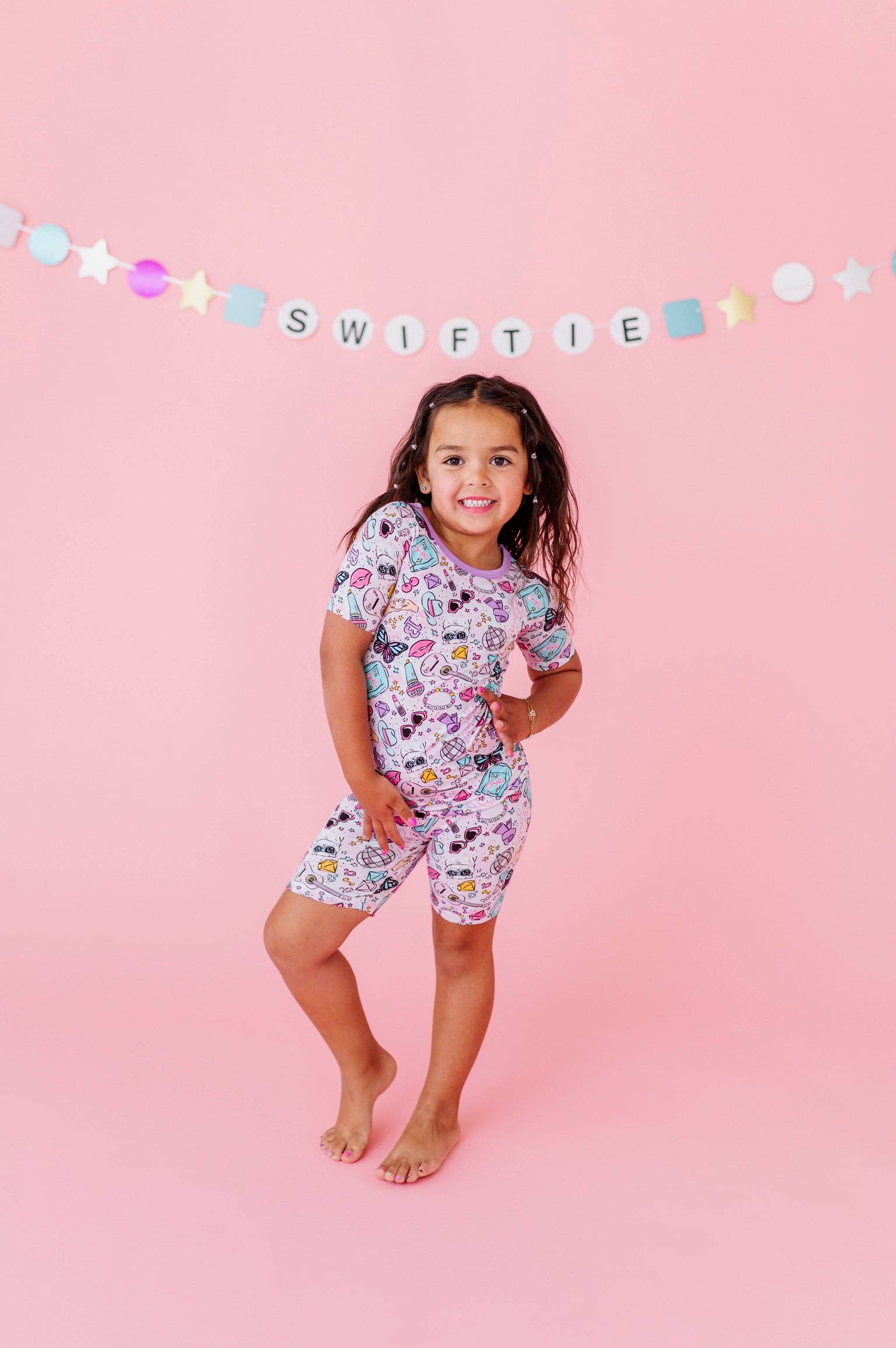 Kiki + Lulu - Wholesale Sleepwear Set - Kids - Look What You Made Me Snooze Kids Shorts Pajamas3