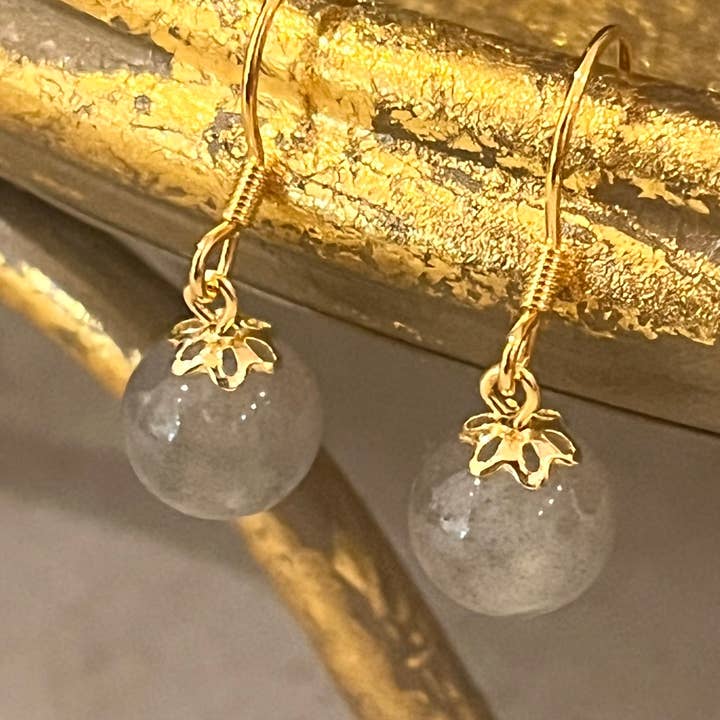 Pendientes « Alma » chapados en oro para venta al por mayor de Vivaz - Fine Jewellery