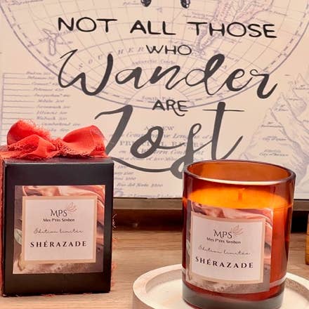 Mes p’tits senbon - Wholesale Jar/Filled Candle - Limited edition candle SHERAZADE