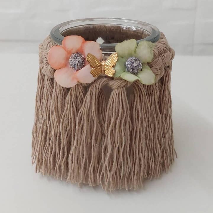 Zaumi Loop - Wholesale Lamp Shade - Flowers macramé lamp0