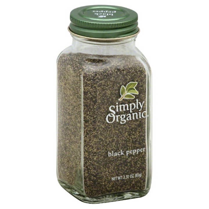 Simply Organic Black Pepper, 2.31 Oz for wholesale by KeHE Distributors, LLC