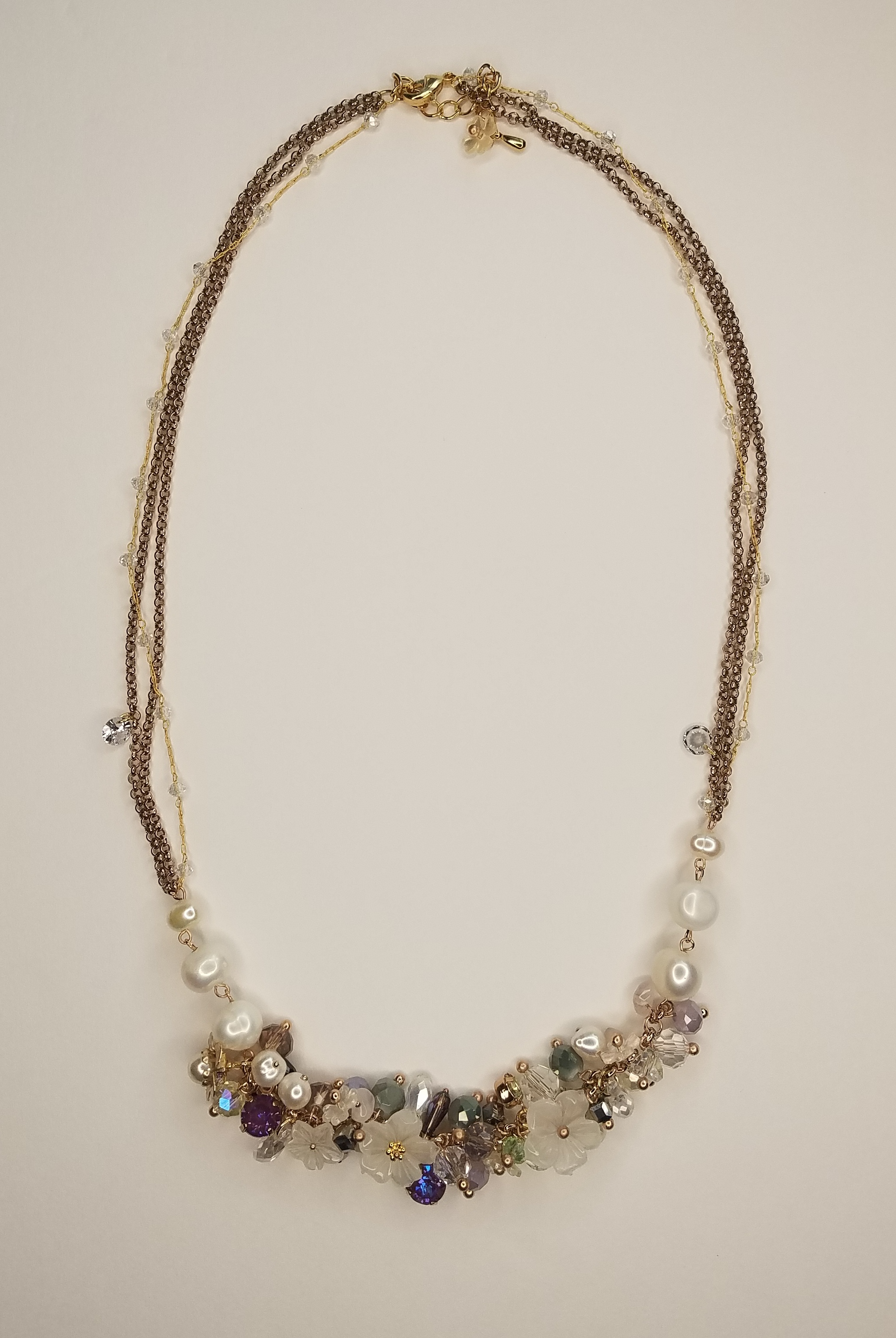 BETTYOH INC - Wholesale Beaded/Pearl Necklace - Handmade Floral Delicately Crafted Pearl Necklace16