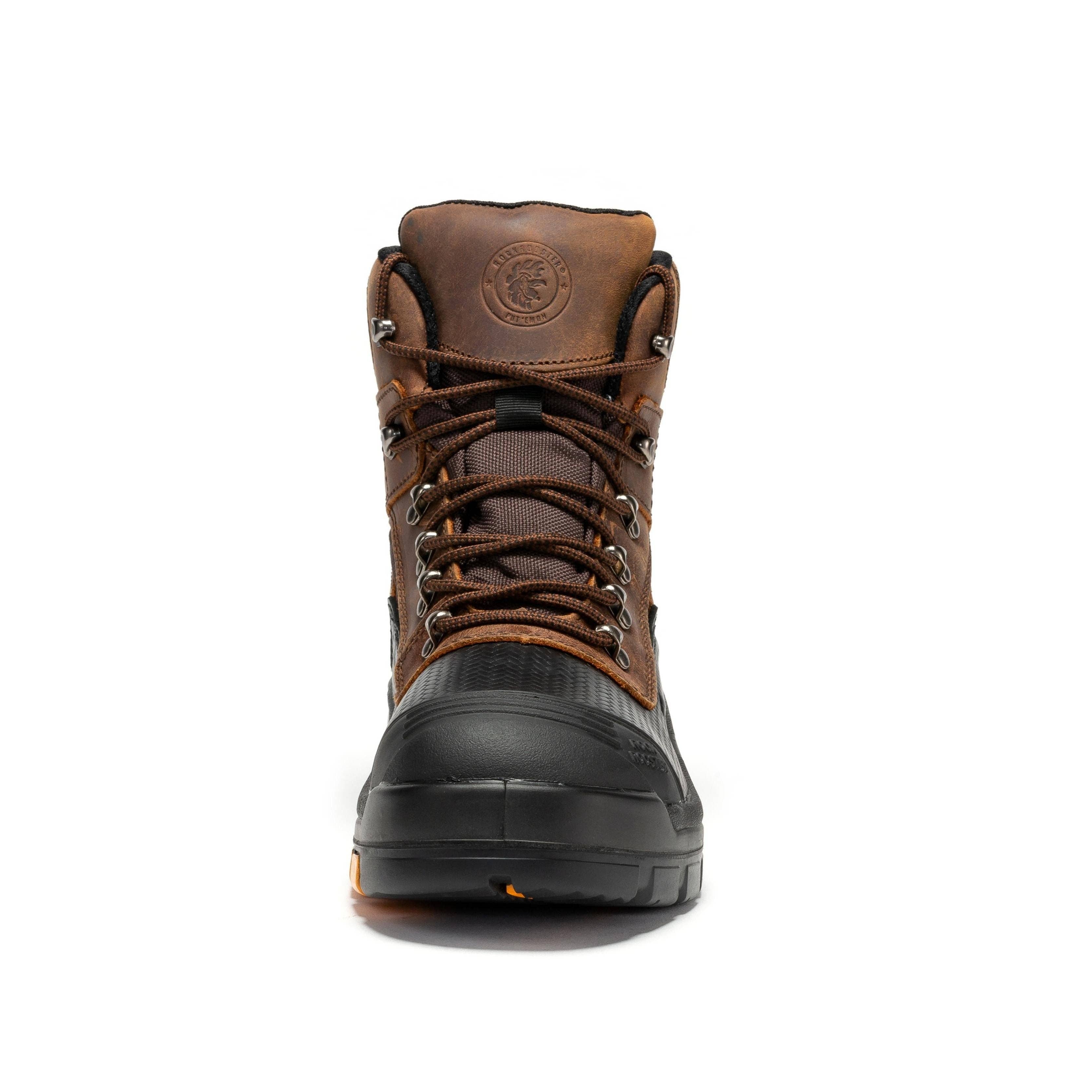 Rock Rooster Footwear - Wholesale Boots - Unisex - ROCKROOSTER Sedona 6 Inch Waterproof Steel Toe Leather Work Boots AK2166