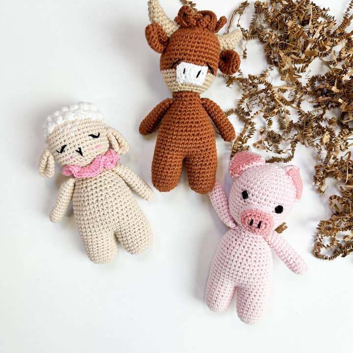 Handmade 100% Cotton Crochet Stuffed Animals and other Purchase Wholesale crochet plushie. Free Returns & Net 60 Terms on Faire trending on Faire.