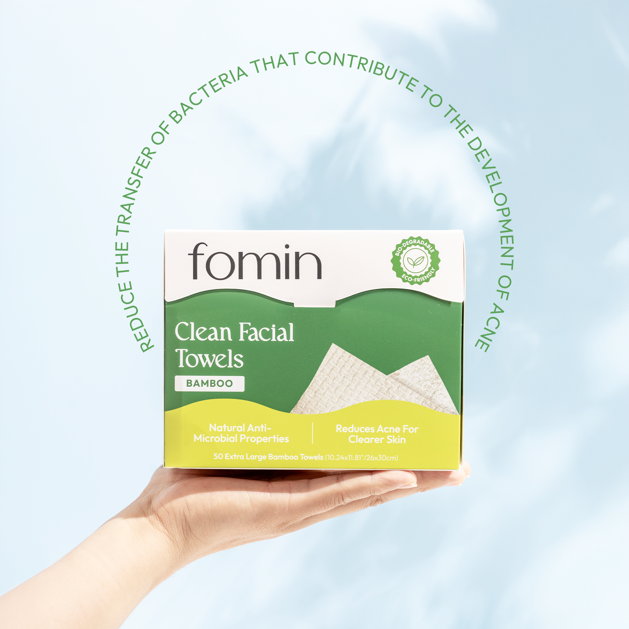 Fomin - Wholesale Face & Body Wipes - Clean Facial Towels | Bamboo1