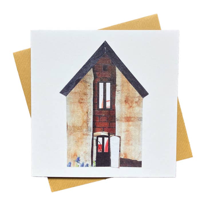 French Cottage Architecture Greetings Card for wholesale by Soodle Street Studio