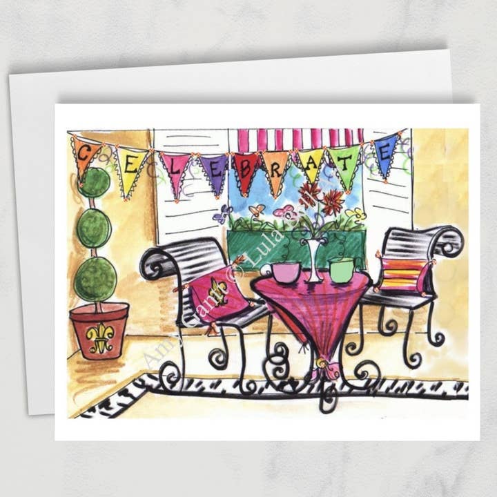 Retirement - Celebrate Retirement Greeting Card for wholesale by Lula Bell Cards and Gifts
