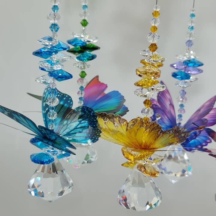 Gifts N Crystals - Wholesale Suncatcher - Butterfly Suncatcher gifts, medium size diamond crystals 4
