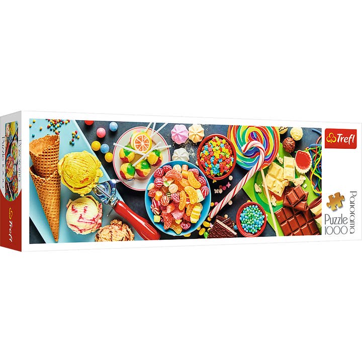 1000 Piece Panorama Trefl Jigsaw Puzzles, Sweet Delights for wholesale by TREFL by Bridge Toys