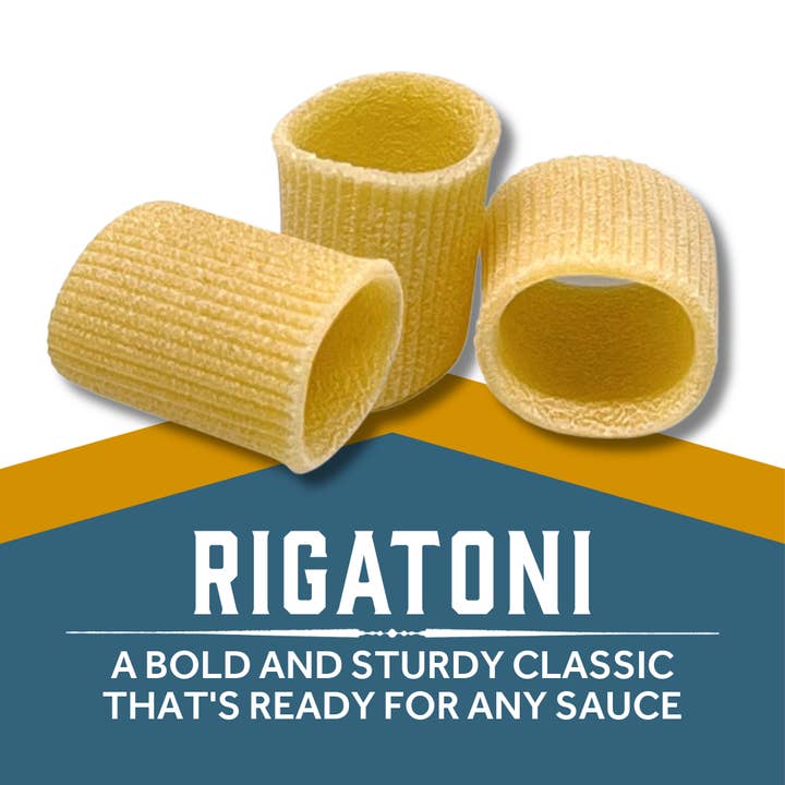 Sfoglini - Wholesale Pasta - Rigatoni, BULKÂ 10 lb case, Organic Durum Semolina Pasta