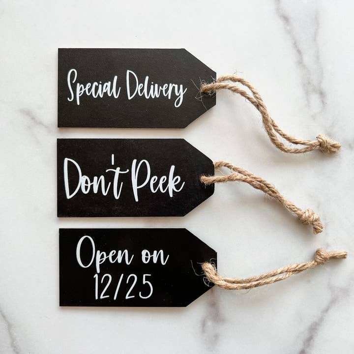Trim & Twine - Wholesale Gift Tag - Chalkboard Tags - Set of 3