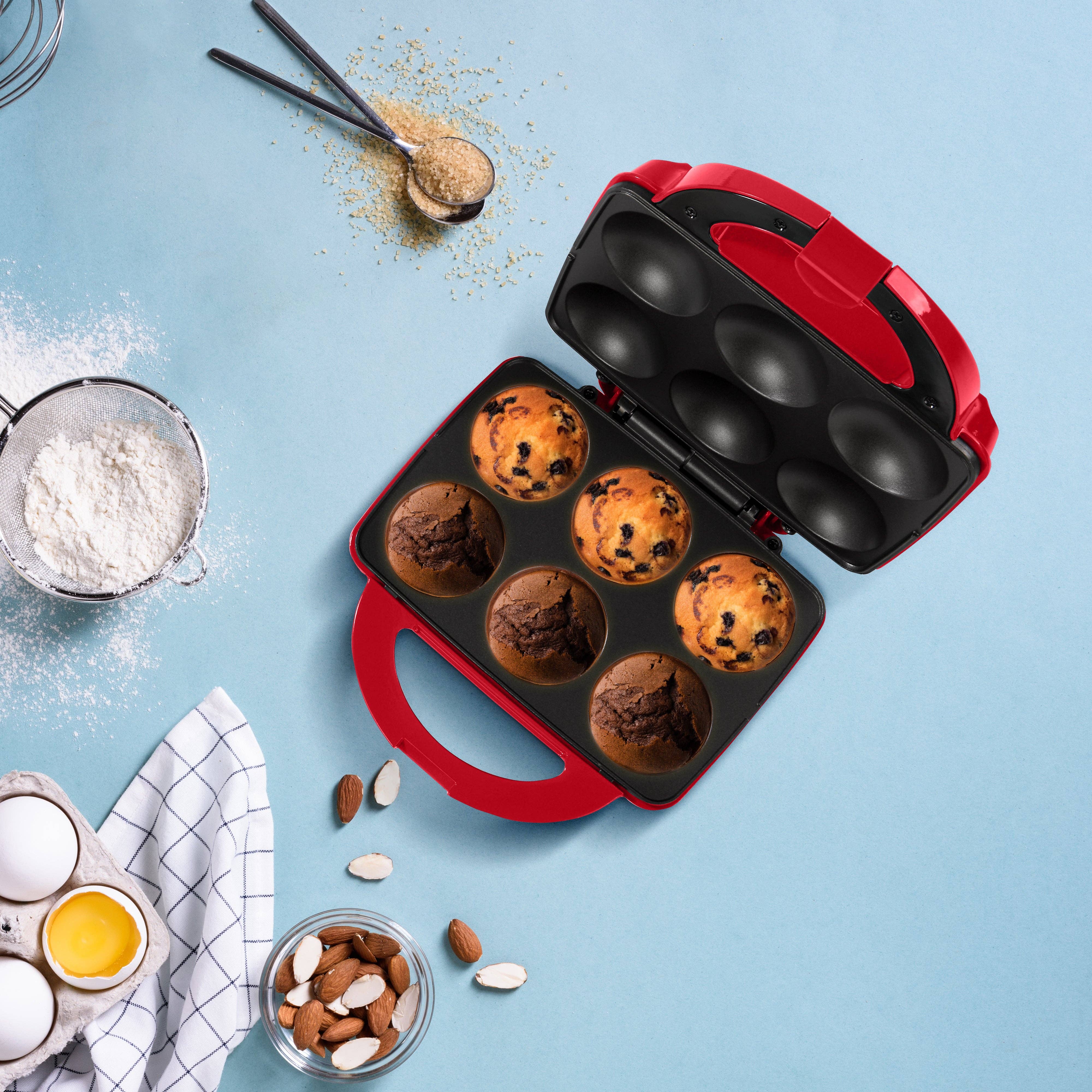 Holstein Housewares - Wholesale Kitchen Appliance - Holstein Housewares Cupcake Maker 6 Full Size Muffins3