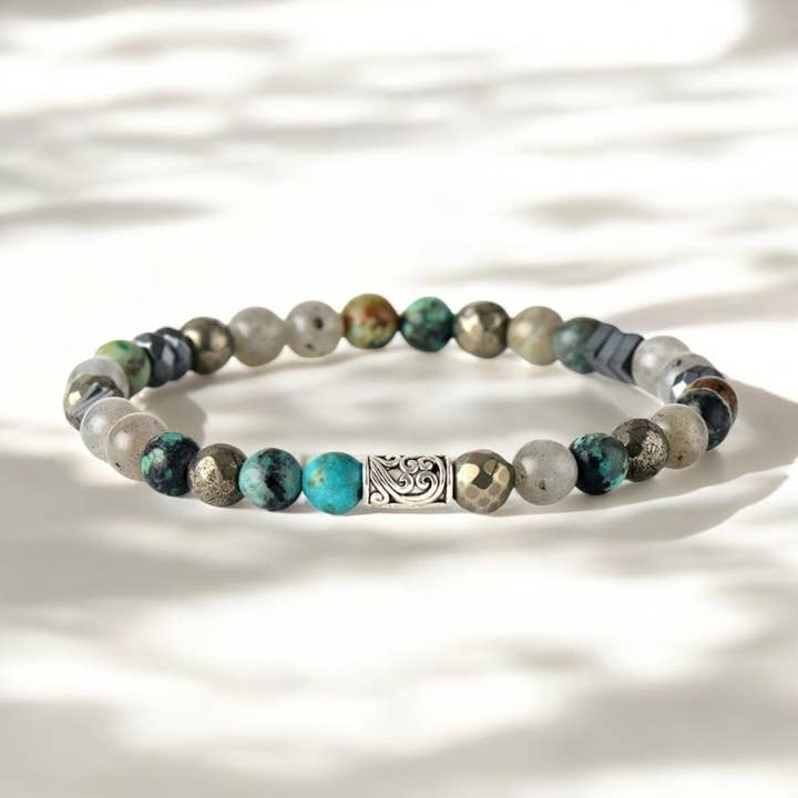 Men's Odin Stone Bracelet for wholesale by Cape Diablo