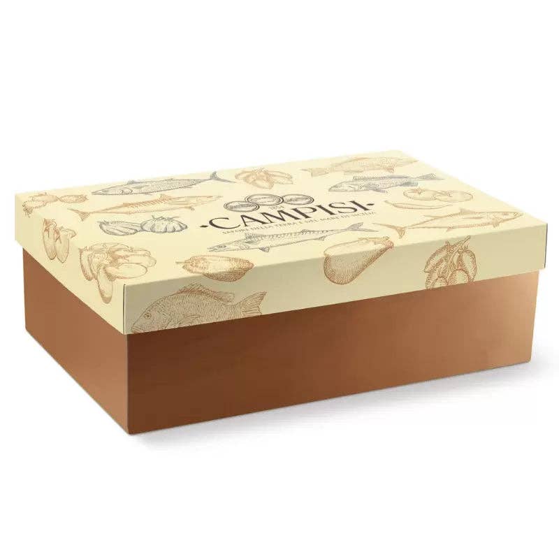 The Sicily Essence - Wholesale Gift Bag Set/Pack - Gold Gift Basket 4 with 18 Sicilian products - Hamper 6372