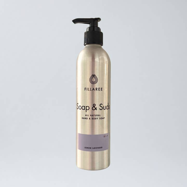 Soap & Suds - Metal Bottle for wholesale by Fillaree