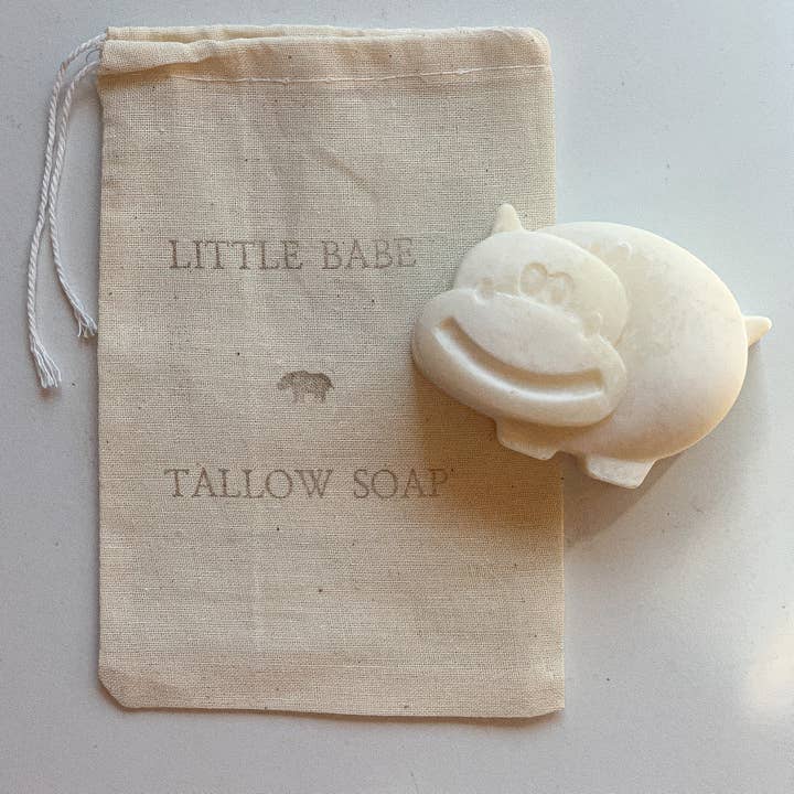 Hippo Tallow Soap | Animal Soap | Kid Soap | Tallow Soap for wholesale by Dandelion Naturals
