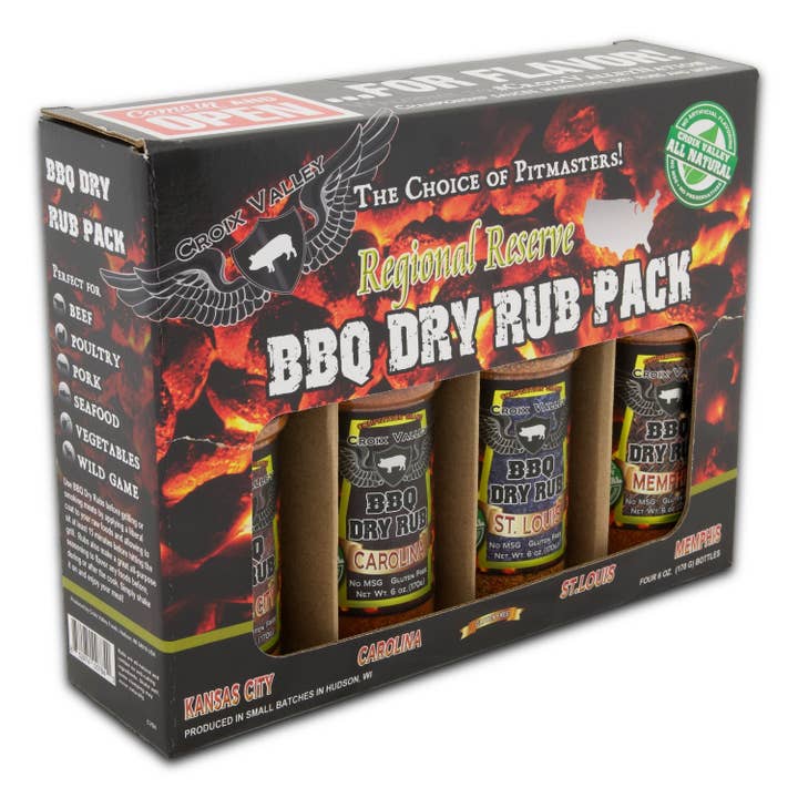 Croix Valley Foods - Wholesale Rub - Regional Reserve BBQ Rub Gift Pack