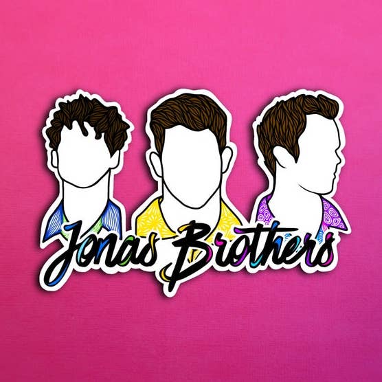 Jonas Brothers Sticker for wholesale by Zenspire Designs