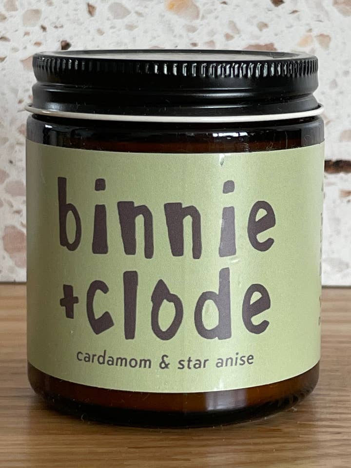 Vela de cardamomo y anís estrellado para venta al por mayor de Binnie & Clode Co.